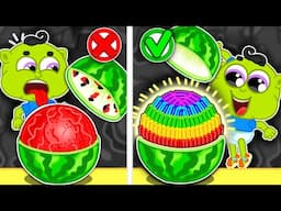 Lion Family | Miniature Watermelon Cake Decoration | Cartoon for Kids