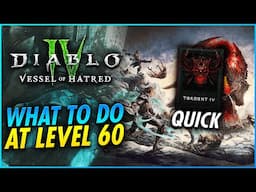 Diablo 4 - S6 FULL Endgame Guide - Best XP, Loot Farm, & More Vessel of Hatred