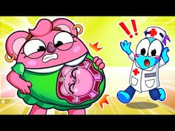 Baby Born Song 👶🍼 Mommy Pregnant New Sibling | Nursery Rhymes & Kids Songs by Fluffy Friends