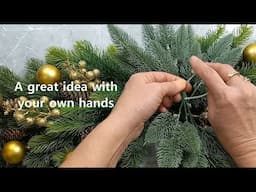 Christmas idea that will make you shine! A Christmas idea with your own hands.