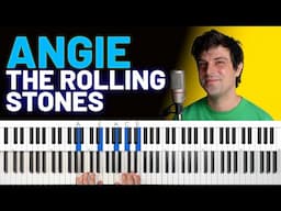 How To Play "Angie" by The Rolling Stones [Piano Tutorial + Chord Chart]