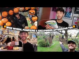 Wise Words, Pumpkins & Halloween Afternoon Tea ~ Vlogtober Day 25