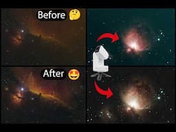 How to HUGLEY IMPROVE your Astro images in under 2-Minutes! (Seestar S30 /GraXpert / Telescope Live)