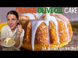 THE SOFTEST CAKE YOU'LL EVER EAT! ORANGE OLIVE OIL CAKE 🍰