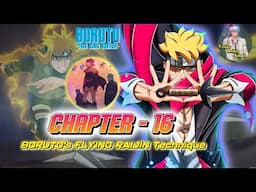 BORUTO: TWO BLUE VORTEX Chapter - 16 MANGA explanation| BORUTO's FLYING RAIJIN |Telugu Anime Sensei