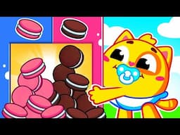 Cookie So Yummy! | Black Pink Oreo Machine for Kids | Family Time Songs by Toddler Zoo for Kids