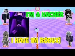 TEXT To Speech Emoji Groupchat Conversations | She Hired Hacker To Steal My Robux