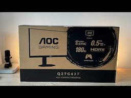 Unboxing the AOC Q27G4XF: Unleash Your Gaming Potential QHD 180Hz