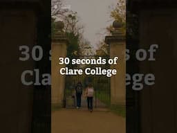 30 Seconds of Clare College