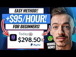 Easy Way To Earn +$95/Hour Online! (Make Money Online For Beginners 2023)