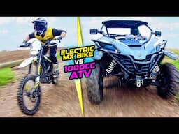 ELECTRIC DIRT BIKE vs 1000cc RACE BUGGY!