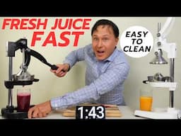 Pomegranate or Citrus Juice in Under 2 Minutes: The Easiest Juicer