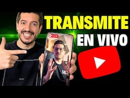 [PASO A PASO] Cómo HACER una TRANSMISIÓN en VIVO desde el CELULAR para YouTube