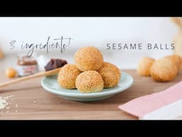 Let's Make Deep Fried Sesame Balls! ♥ Nutella & Red Bean