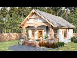 24'x30' ( 7x10m ) A Cottage So Charming, It’ll Make You Smile | Small House Ideas