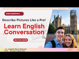 Learn English Conversation: Describe Pictures Like a Pro! | English Conversation Practice.