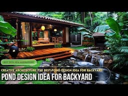 Best Natural Pond, Small Patio Pond, waterfall Pond, Modern Pond,  Zen Pond Design Idea For Backyard