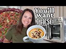 Easy Comfort Foods & Meal Prep - A Day in the Kitchen! | Midea Flexify French Door Oven Air Fryer