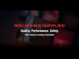 ROG Power Supplies Production Line Video | ROG