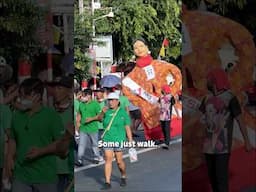 Higantes can dance?! 😱🇵🇭 #shorts #philippines #festival #rizal #puppets #giants #papermache