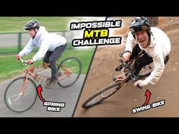 SWING BIKE vs SPRING BIKE - THE IMPOSSIBLE MTB CHALLENGE!