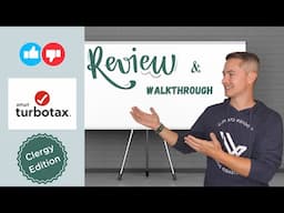 TurboTax review and walkthrough-Clergy Edition: 2024 for 2023 tax return preparation