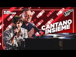 Tommaso e Gigi duettano su “La Donna Cannone” di De Gregori | The Voice Kids 3 Blind Auditions