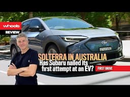 IT'S HERE! 2024 Subaru Solterra  EV review | Wheels Australia