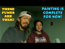 TALON'S ROOM IS PAINTED | painting, work, couple builds, tiny house, homesteading, off-grid, rv |