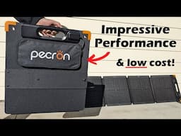 AFFORDABLE 100w Folding Panel?! Testing the Pecron 100w Solar Panel