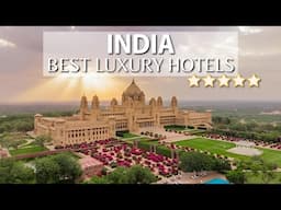 TOP 10 Best LUXURY Hotels In INDIA Part 1