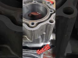 Weld trick to remove a broken bolt! #2stroke #racing #jetski #machineshop #machine #trick