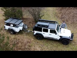 Overlanding Build Walkaround Jeep and Trailer Buildout