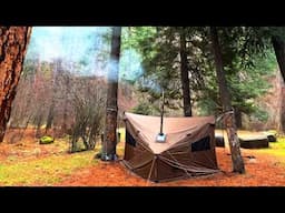 Hammock Hot Tent Camping | ASMR