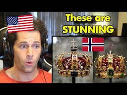 American Reacts to Norwegian Kronregaliene