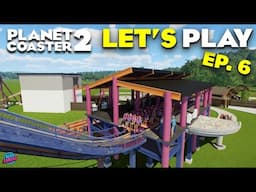 Coaster Station & Maintenance! Let's Play Planet Coaster 2 - Ep 6. Let's Play / Easy Challenge Mode