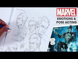 How to Draw Expressive Characters like a Marvel Artist