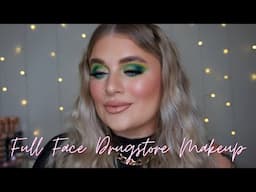 FULL FACE DRUGSTORE AFFORDABLE MAKEUP | GET READY WITH ME HAIR & MAKEUP |  NEW & OLD FAVOURITES