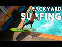 Backyard Surfing (1000FPS Slow Motion)