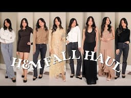 H&M FALL HAUL - Neutrals, Knits, and Textures (Review & Try On) | Victoria Hui