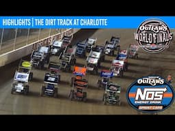 World of Outlaws NOS Energy Drink Sprint Cars | Dirt Track at Charlotte | Nov. 8, 2024 | HIGHLIGHTS