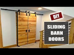 How we built our own barn doors!