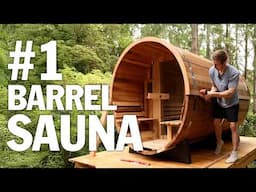 My NEW Favorite Barrel Sauna (Full Build Tutorial)