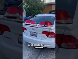 How to do the FD2 Type R Rear Conversion! #civic #honda #jdm #cars #race