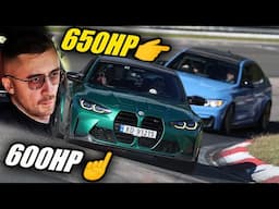 CRAZY LAP! 650hp F80 M3 x 600hp G80 M3 // Nürburgring