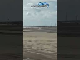 Summer Sand Waves near the Beach | Natural formation of Sand Waves in strong wind