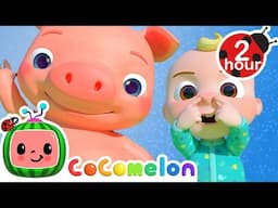 JJ's Animal Dance Song 🐷 +More CoComelon Nursery Rhymes and Kids Songs | Learn Animals | ABCs 123s