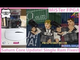 BIG Sega Saturn MiSTer FPGA Core Updated! Single Ram Speed Up and More Games Work!