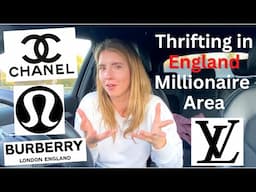 DESIGNER Thrift Shopping in England | Second Hand | MOST EXPENSIVE AREA