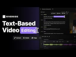 How To Edit Videos Faster | Text-Based Video Editing Tutorial